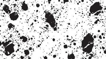 Black Ink Splatter Texture Monochrome Background Pattern vector