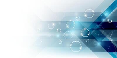 Abstract geometric background with hexagons vector