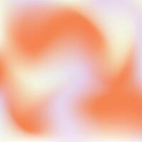 Bright orange and pastel gradient. Abstract mesh background with bright red, pastel purple and soft yellow colors. Smooth fluid texture in modern minimal style vector
