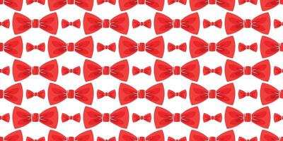 Seamless pattern Silhouette of a Bow tie. vector