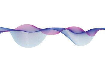 Colorful Abstract Wave Background, Pink and Blue Gradient Lines on White vector