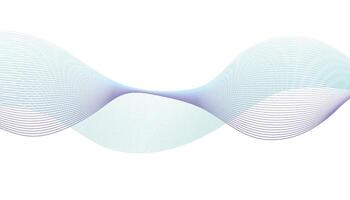 Abstract Cyan and Purple Wave Lines vector