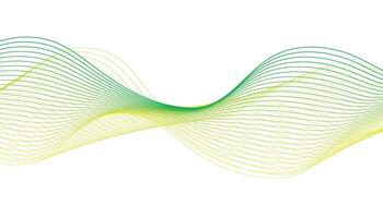 Abstract Flowing Design with Gradient Curves vector