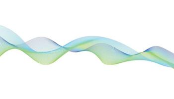 Blue and Green Abstract Wave Line Background.eps vector