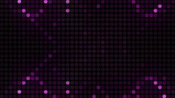 Abstract Dotted Background with Colorful Pixelated Design Geometric Shapes Bright Lighting and Modern Pattern for Creative Graphic Artwork and Digital Design. seamless looping 4k animation background video