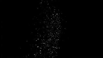 Abstract Golden Glitter Sparkles on Black Background Creates a Luxurious and Festive Atmosphere with Shimmering Light Effects Perfect for Celebrations. seamless looping 4k animation background video