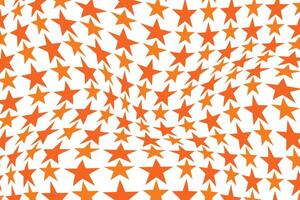 simple abstract dark light orange color big small star wavy pattern orange stars abstract on white background vector