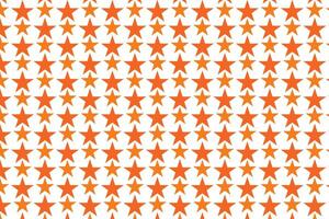 simple abstract dark light orange color big small star pattern orange star grid vector