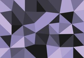 Abstract polygonal background. Triangles in purple and black colors. vector