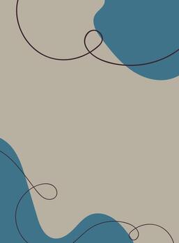 abstract background with curvy lines and waves. Background illustration. vector