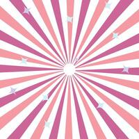 Energetic starburst design with radiant pink and purple rays, perfect for festive and dynamic projects vector