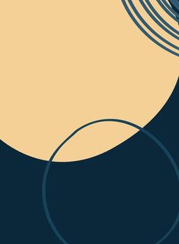 abstract background with waves, abstract background with circles and place for your text - background illustration vector