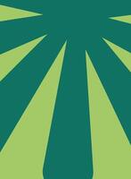Abstract background with rays. background illustration in green colors. Retro style. vector