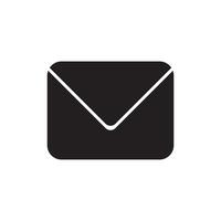 Email icon on white background. vector