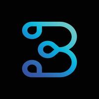 Letter B logo icon design template element vector