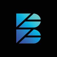 Letter B icon design template elements vector