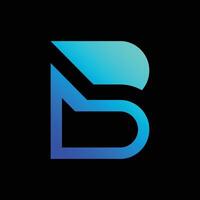 Initial Letter B logo icon design template elements vector