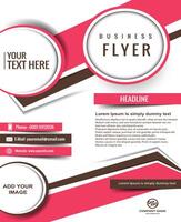 Business flyer template design vector