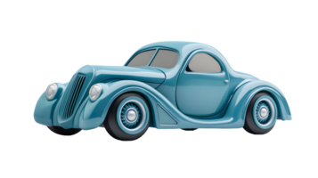 Elegant vintage vehicle illustration in a classic shade isolated on transparent background. png