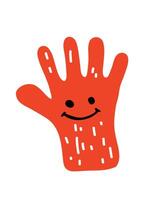 happy character with smile illustration vector