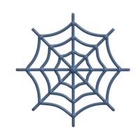 Adorable 3D Cobweb and Spooky Symbols png
