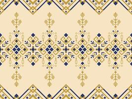 Geometric pattern in warm colors vector