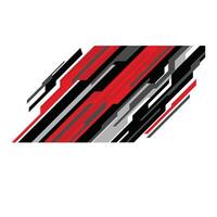 rally car wrap sticker design with black and red color combination style vector