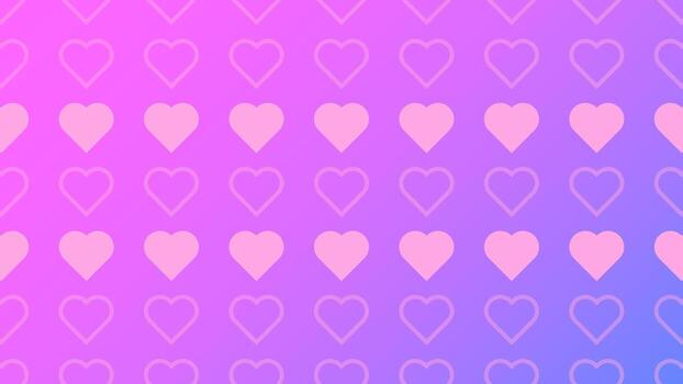 resumen púrpura antecedentes con corazón modelo horizontal vector