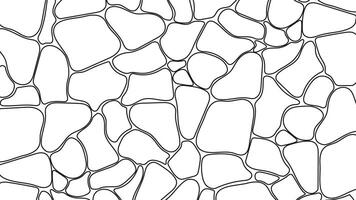 Organic abstract pattern background with irregular rounded shapes and thin black lines on a light backdrop. Modern texture perfect for packaging, textiles, web, and graphic design vector