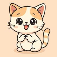 cartoon cat illustration vector