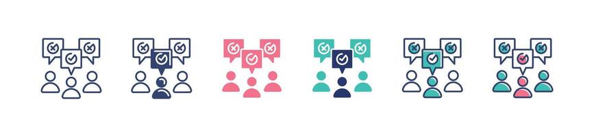 employee candidate recruitment multiple choice icon set business job interview human resource potential skill hiring signs illustration vector