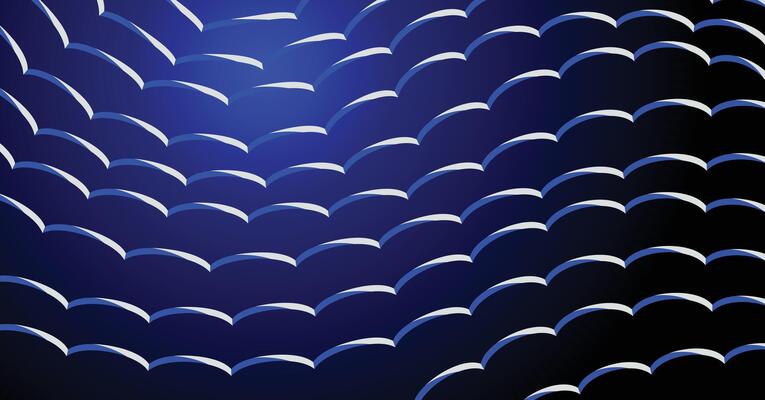 Futuristic Abstract Blue Gradient Scale Geometric Pattern Background