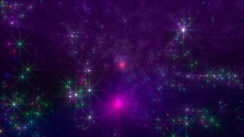 4k Colourful Sparkling Stars Animation Background video