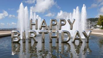 Happy birthday font - font photo