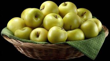 A basket of apples photo