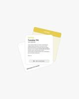 Notification Reminder Desgin Template vector