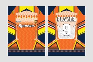 jersey design for sublimation vector
