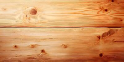 Light Brown Wooden Planks Background Texture Two Horizontal Boards photo