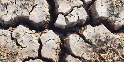 Dry Cracked Earth Ground Soil Texture Drought photo