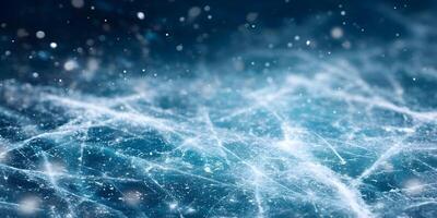 Frozen Ice Surface Winter Background Texture Blue Ice photo