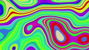 A psychedelic background with colorful waves VJ loop video