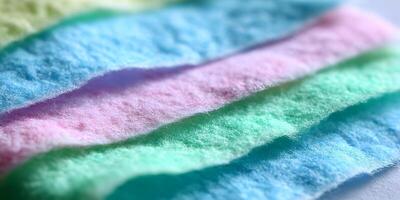 Pastel Colored Fabric Texture Close Up Soft Material Background photo