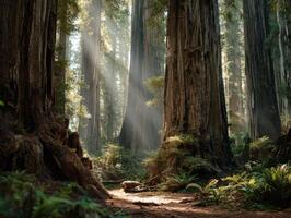 A Sacred And Old Redwood Forest photo
