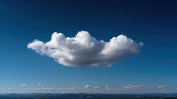 A Strange Cloud In The Sky With The Shape Of A Face photo