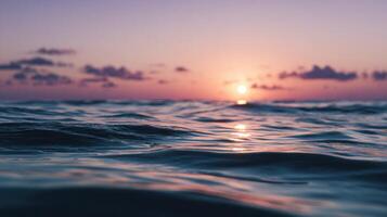 An Enduring Peaceful Sunset In The Tropics photo