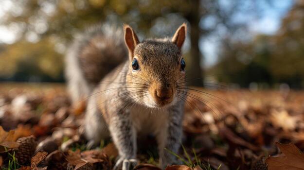 Autumns Burning Heart Light Through Clustered Leaves photo
