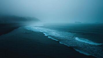 An Unusual Fog Formation Moving Ashore From The Ocean photo
