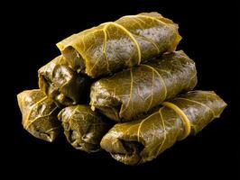 Delicious Dolmades A Greek Stuffed Leaf Dish photo