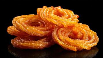 Famous Gujarati Breakfast Of Fafda With Jalebi photo