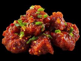 Spicy Gobi Manchurian Without Gravy photo
